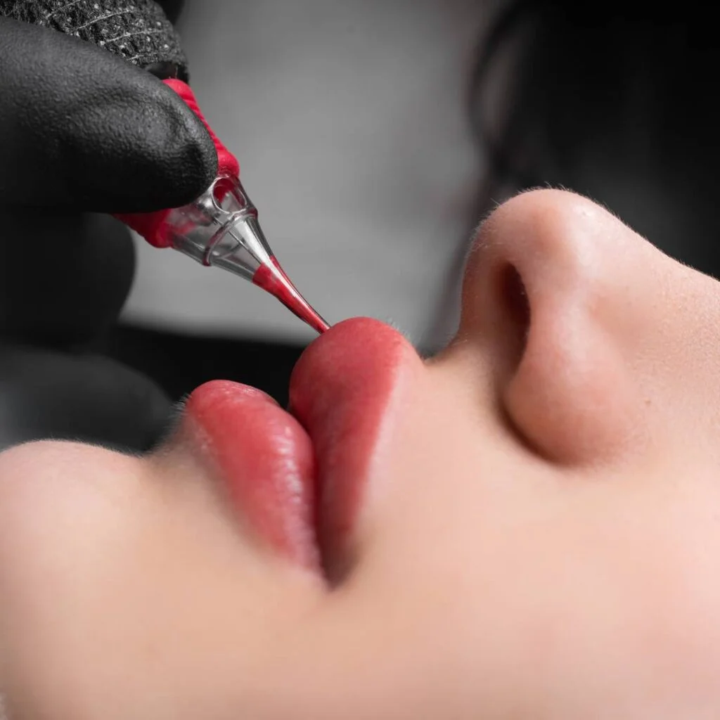 Aquarell Lippen